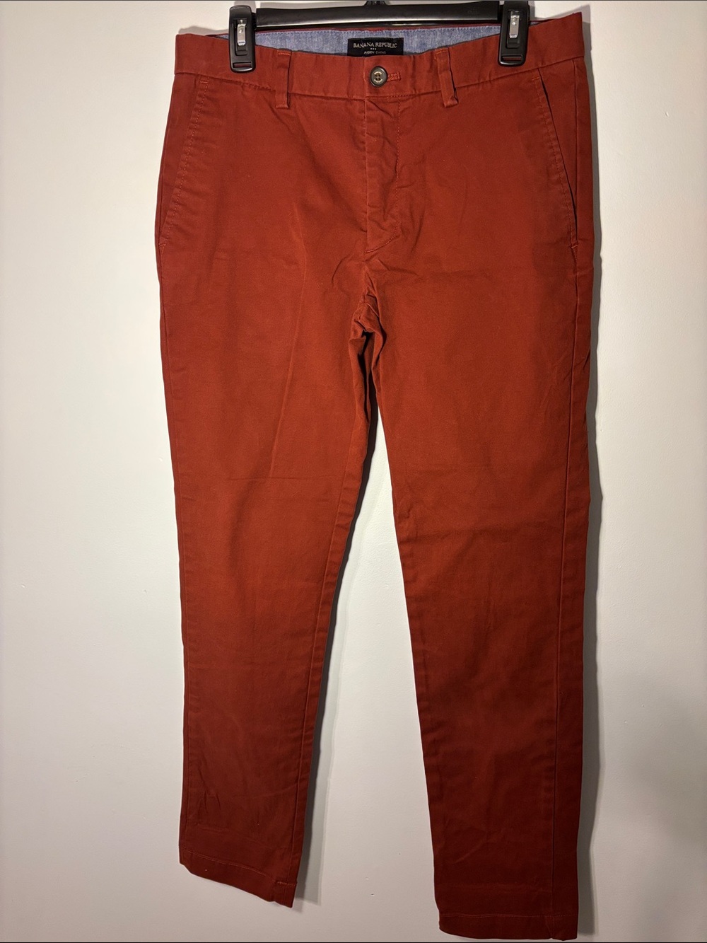 Banana Republic Men's Rust-Red Chinos